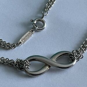 Tiffany & Co. Silver Infinity Necklace